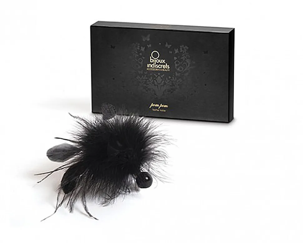 Plumeau noir sexy