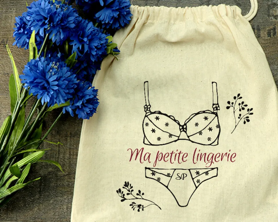 Pochon Lingerie Déshabille moi - Petit - 25x30cm