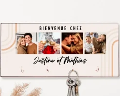 Porte clés mural personnalisé - Photos