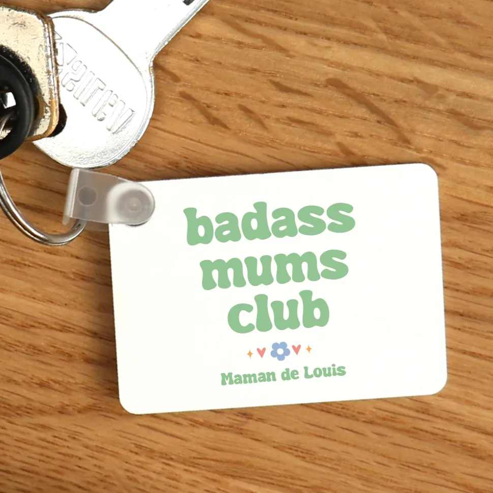 Porte-clé personnalisé - Cool Mums Club