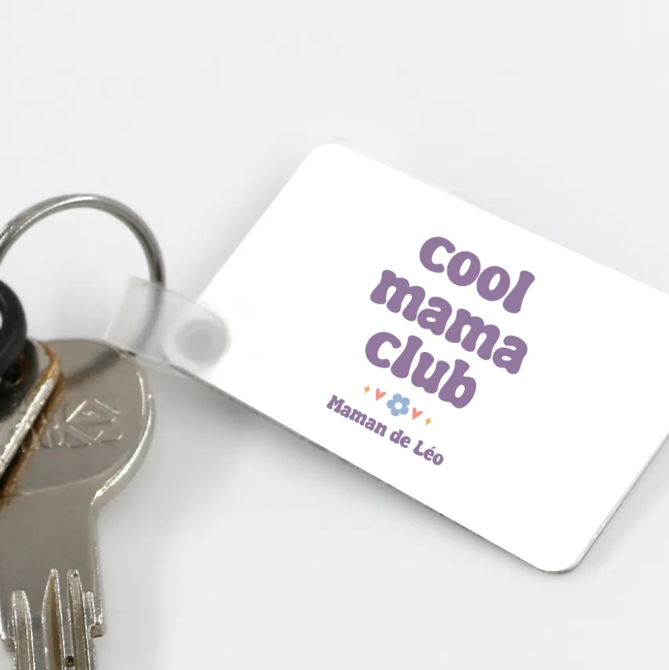 Porte-clé personnalisé - Cool Mums Club