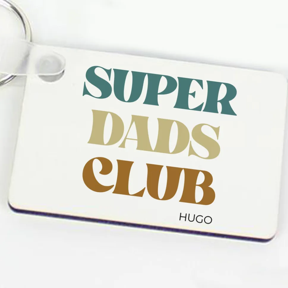 Porte-clé personnalisé - Cool Dads Club