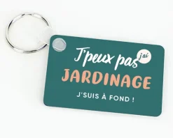 Porte-clés à personnaliser - J'peux pas j'ai jardinage
