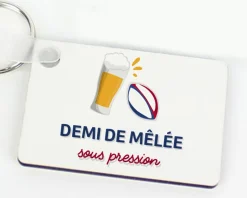 Porte-clés personnalisé - Apéro Rugby