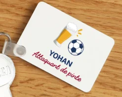 Porte-clés personnalisé - Apéro Foot