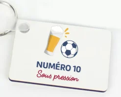 Porte-clés personnalisé - Apéro Foot