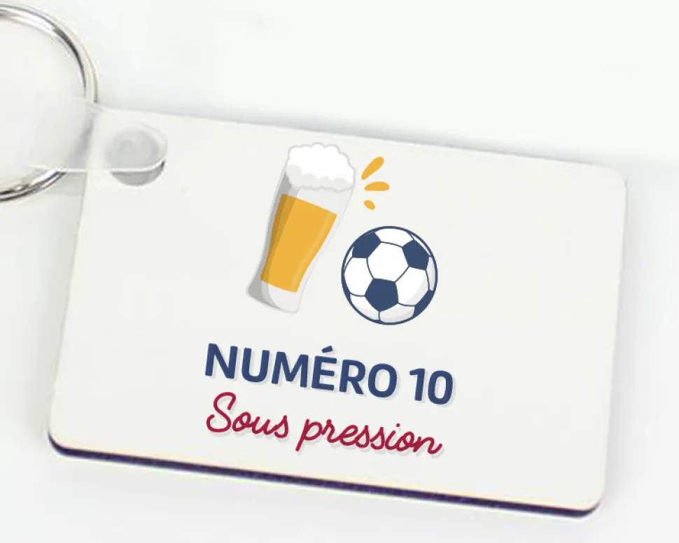 Porte-clés personnalisé - Apéro Foot