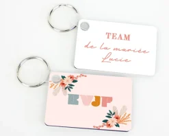 Porte-clés personnalisé - Enterrement de vie de jeune fille