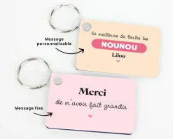 Porte-clés personnalisé - L'Ecole est Finie
