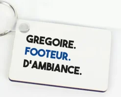 Porte-clés personnalisé - Message Football