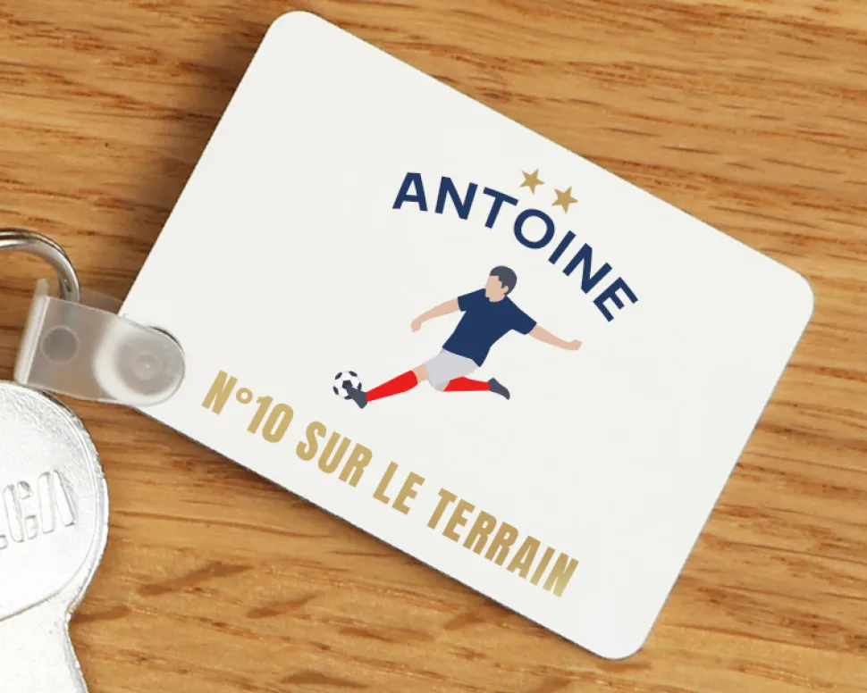 Porte-clés personnalisé - Passion Football