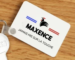 Porte-clés personnalisé - Supporter Football