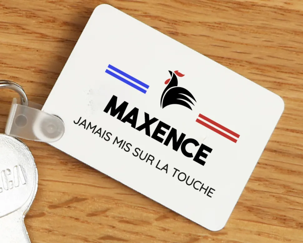 Porte-clés personnalisé - Supporter Football