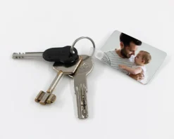 Porte-clés personnalisé photo - Première Fête des Pères