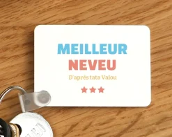Porte-clés personnalisable - Meilleur / Meilleure
