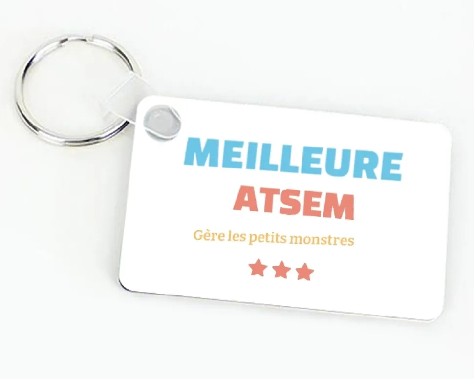 Porte-clés personnalisable - Meilleur / Meilleure