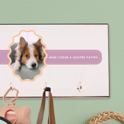 Porte-laisse mural personnalisé - Pet Lovers Club