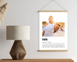 Poster photo personnalisé - Définition Papa