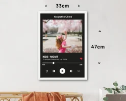 Poster photo personnalisé - Spotify
