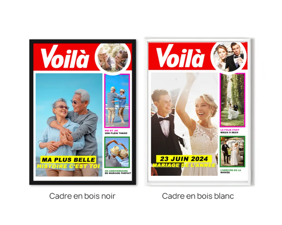 Poster photo personnalisé - Fausse Une de Magazine People