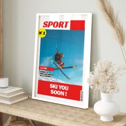 Poster photo personnalisé - Fausse Une de Journal Sport