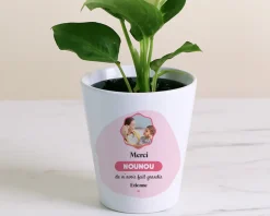 Pot de fleurs personnalisé - Nounou