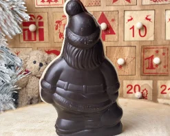 Père noël en chocolat personnalisé