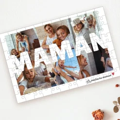 Puzzle personnalisé - Multi photos famille - 96 pièces