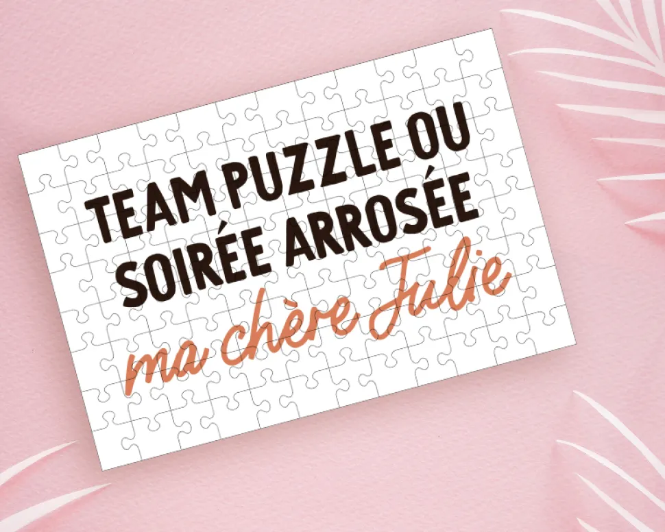 Puzzle personnalisé message - 96 pièces