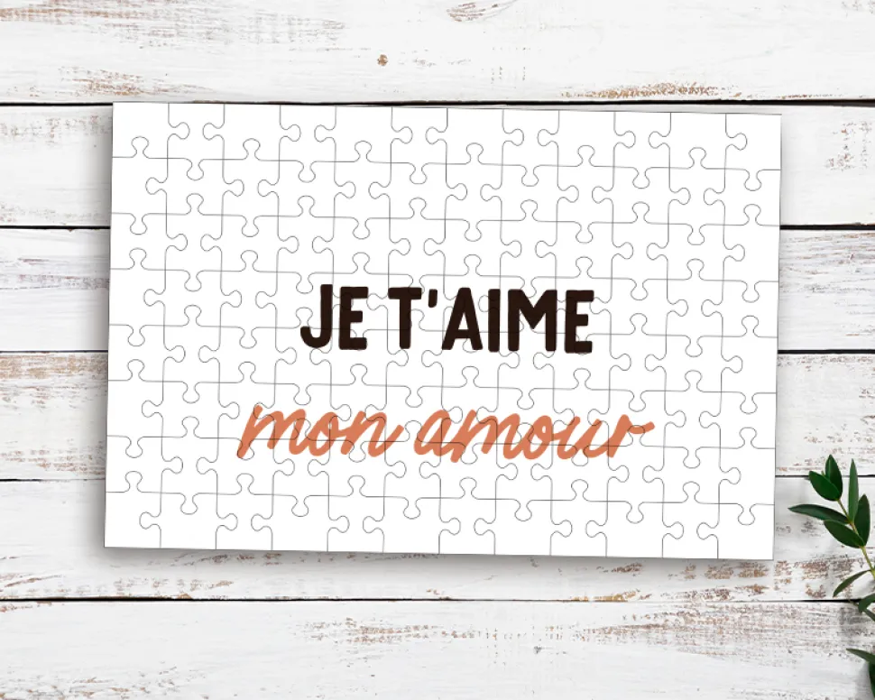 Puzzle personnalisé message - 96 pièces