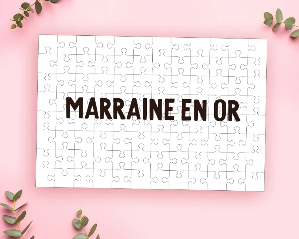 Puzzle personnalisé message - 96 pièces