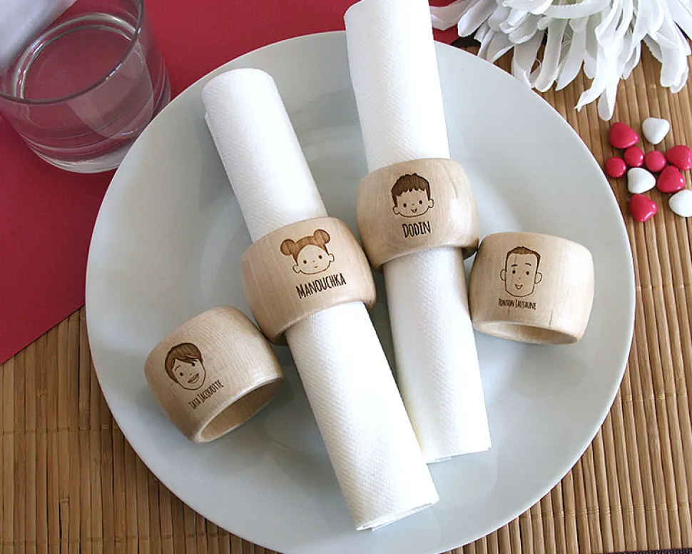 Rond de serviette Family Circus