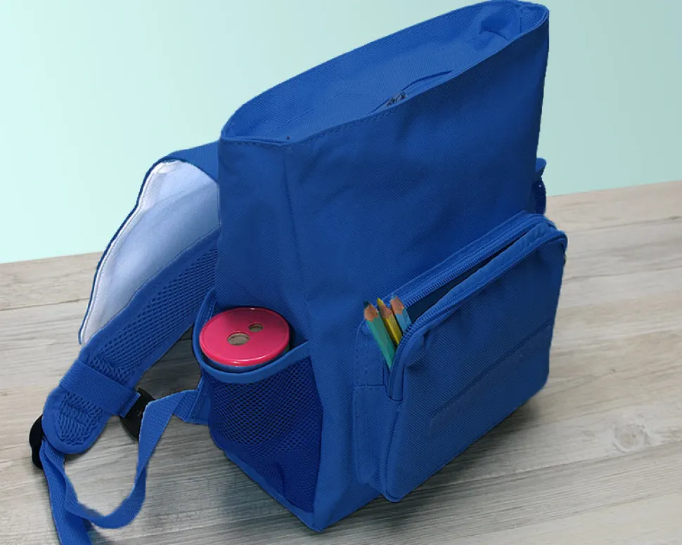 Sac à dos bleu marine Chats