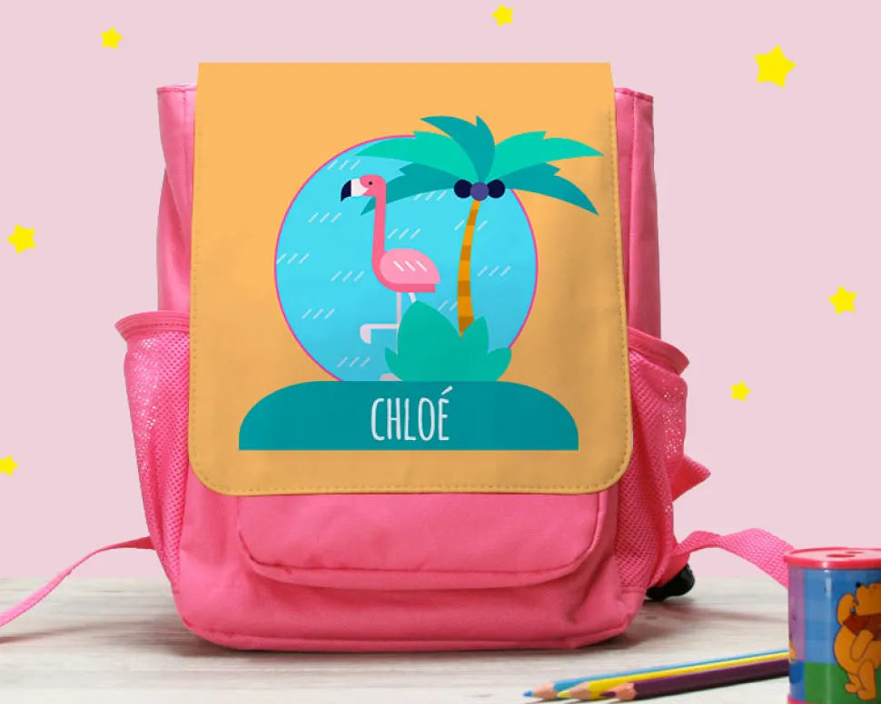Sac à dos Flamant rose