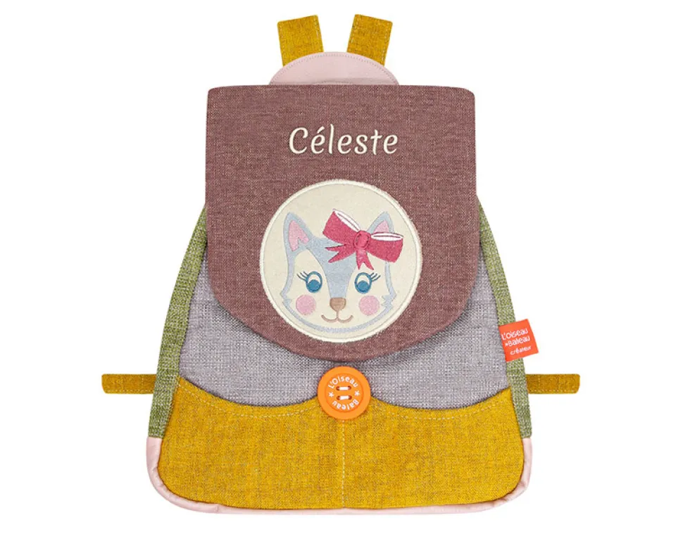 Sac à dos pour enfant personnalisé - Mme Chat