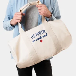 Sac de voyage brodé