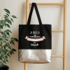 Sac noir personnalisé - Meilleure du monde