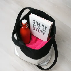 Sac noir personnalisé - Message positif