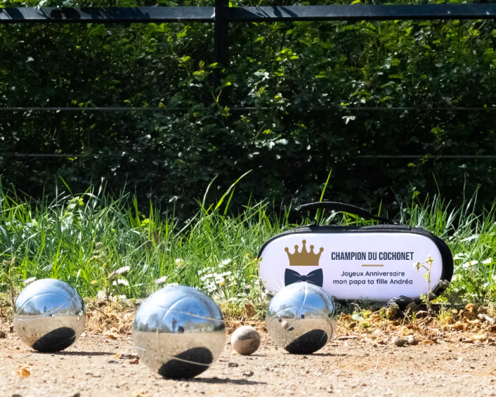Sacoche de pétanque personnalisée - Papa Royal