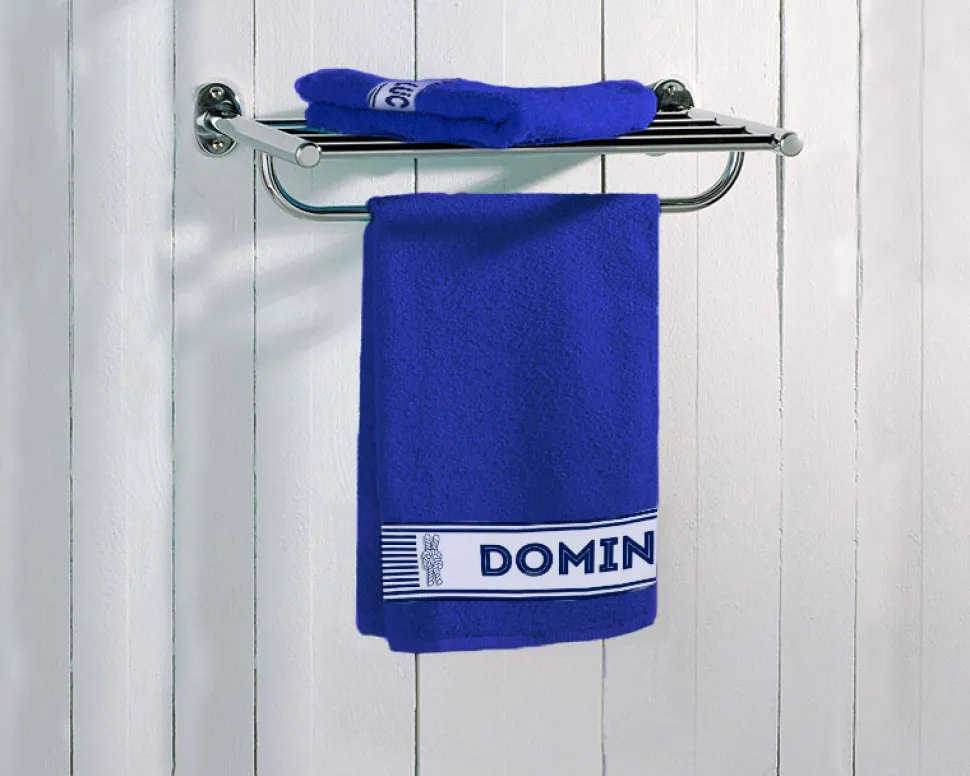 Serviette bleue Personnalisable - Marinière
