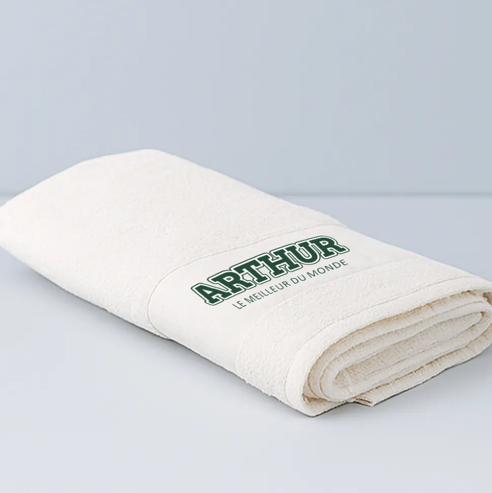Serviette personnalisée - College Style