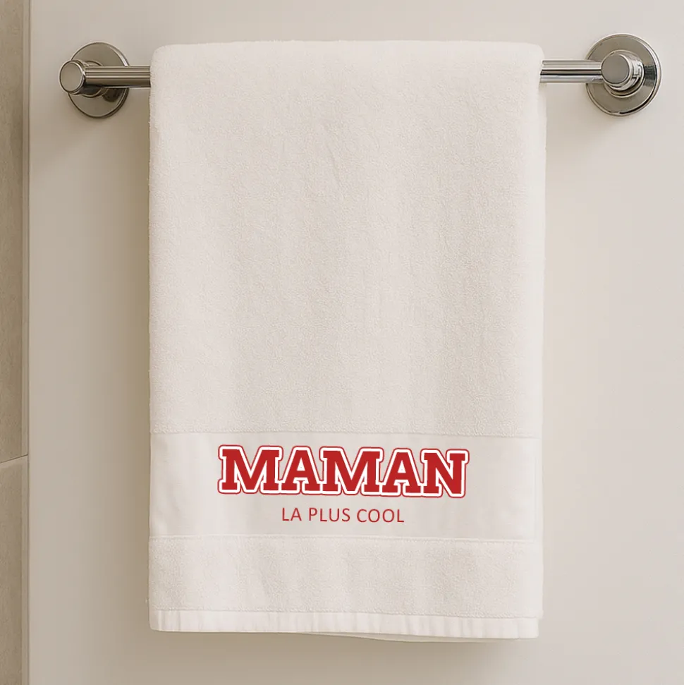 Serviette personnalisée - College Style