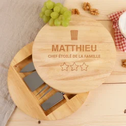 Set à fromage personnalisé - Chef étoilé