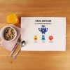 Set de table personnalisé - Famille Monstres