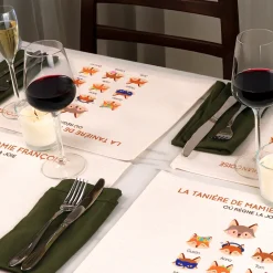 Set de table personnalisé - Mamie Renard et sa meute