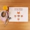 Set de table personnalisé - Maman Renard et sa meute