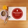 Set de table personnalisé - Chef étoilé