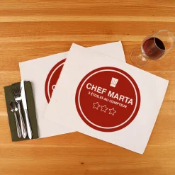 Set de table personnalisé - Chef étoilé