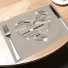 Set de table personnalisable - Coeur Famille