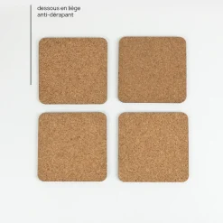 Sous-verres personnalisés - Retro K7 audio